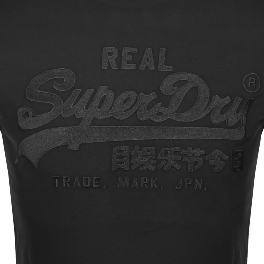 Alternative Image for ProductSuperdry Vintage Logo T Shirt Black3